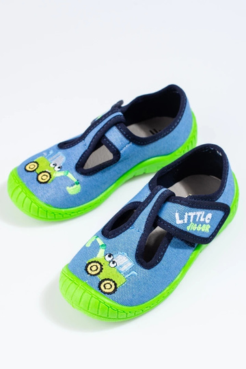 Pantoufles bleues Shelovet 2