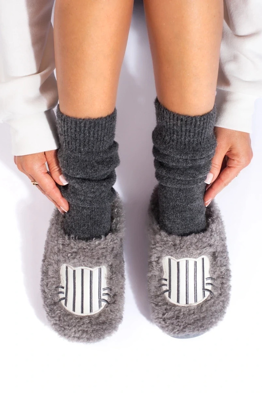 pantoufles grises Shelovet