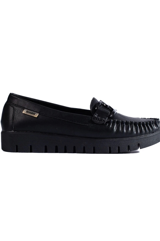 Mocassins éco cuir couleur noir Shelovet Mocassins éco cuir couleur noir Shelovet