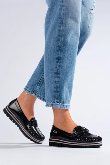 Mocassins noirs à... 2