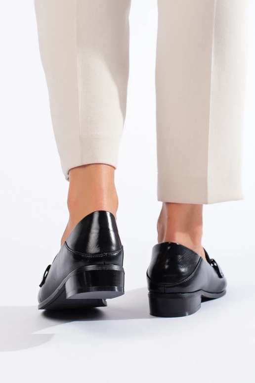 Chaussures modèle Lords noires en... Chaussures modèle Lords noires en...