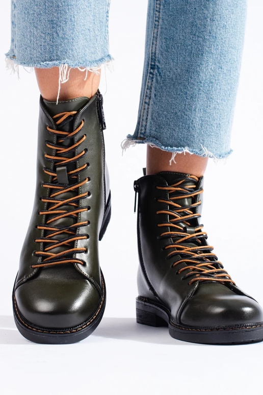 bottes femme vert foncé Vinceza avec...