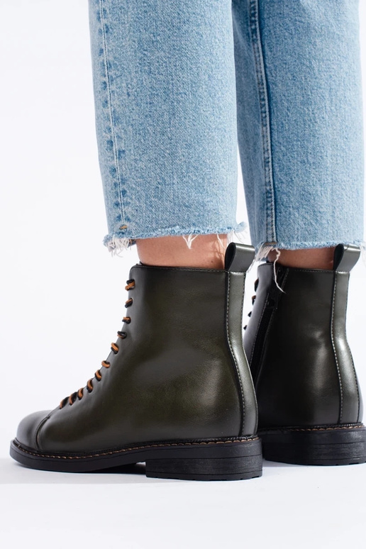 bottes femme vert foncé Vinceza avec...
