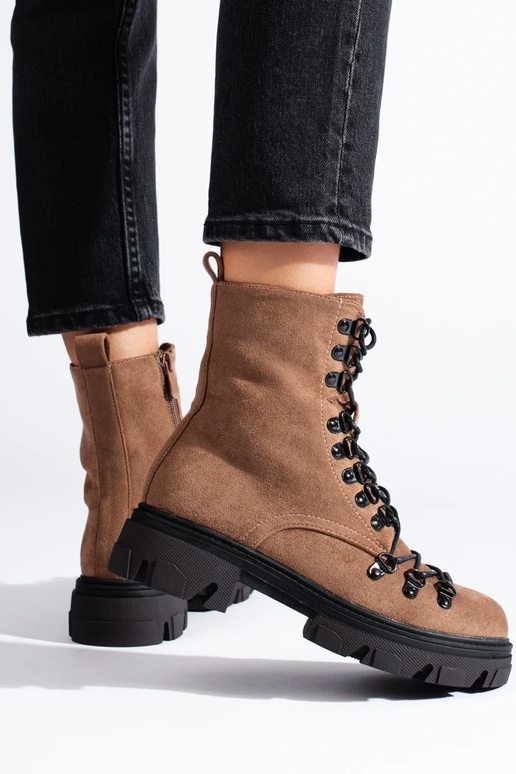 Vinceza - Bottines à lacets en daim -... Vinceza - Bottines à lacets en daim -...