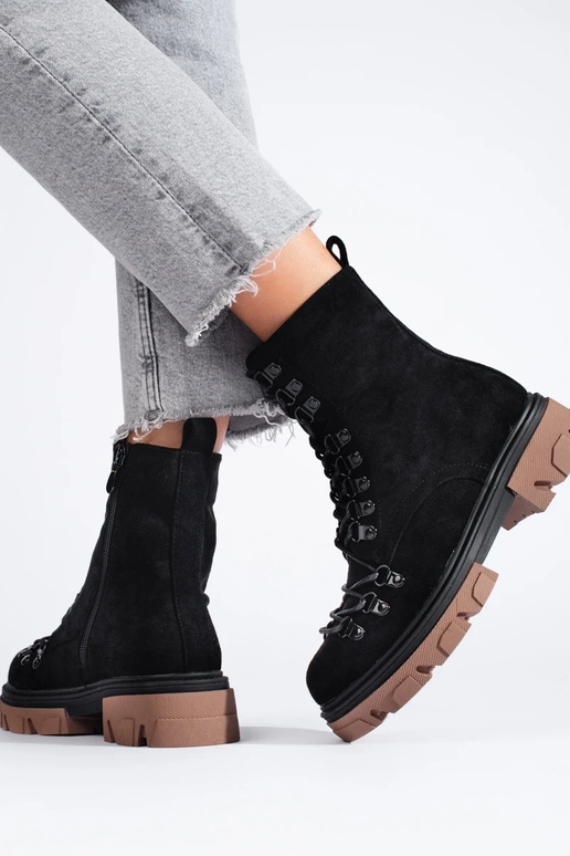 Vinceza - Bottines à lacets en daim -... Vinceza - Bottines à lacets en daim -...