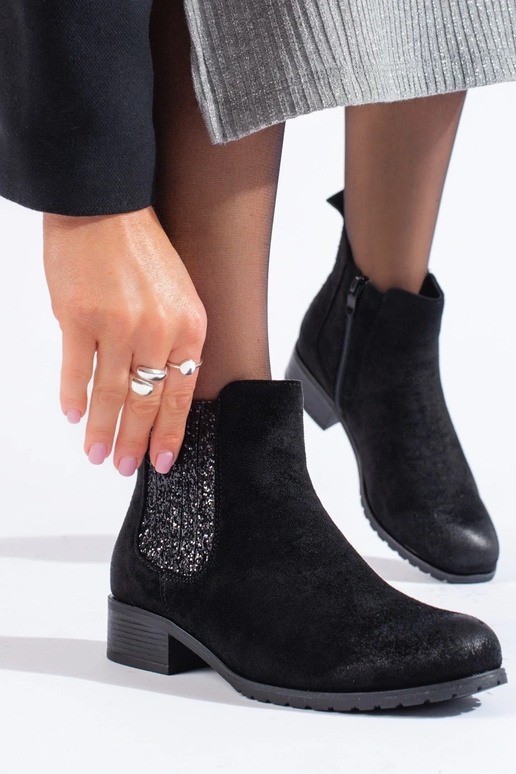 en daim noir Chaussures femme en daim noir Chaussures femme