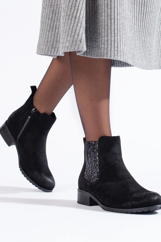 en daim noir Chaussures femme en daim noir Chaussures femme