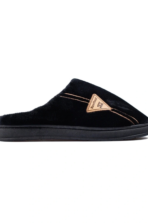 chaussons chauds noirs pour hommes...