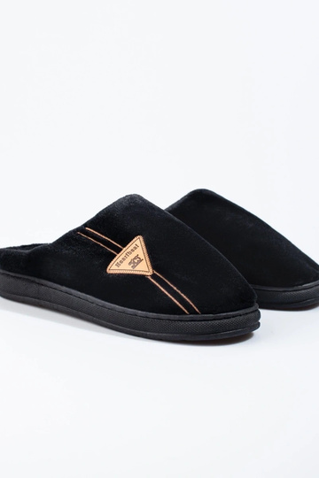 chaussons chauds noirs pour... 2