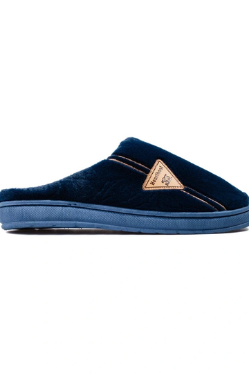 chaussons homme bleu chaud...