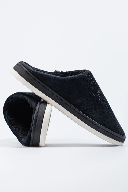 chaussons homme noirs Shelovet