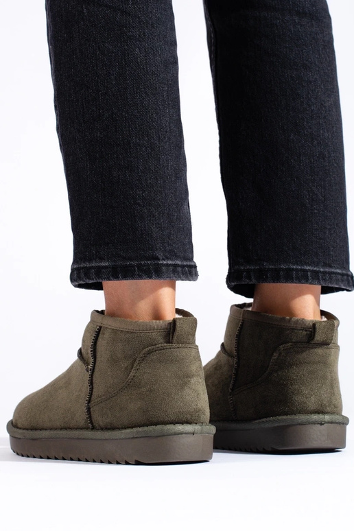 kaki Bottes de neige femme