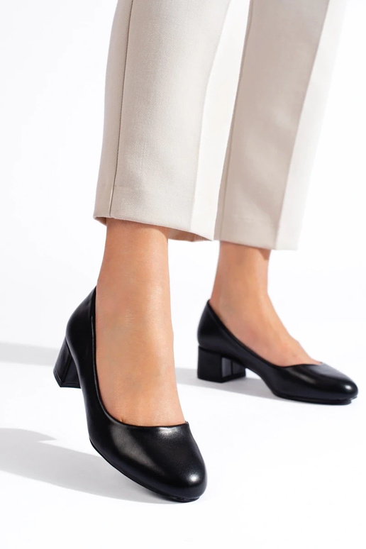 Chaussures noires à talons hauts