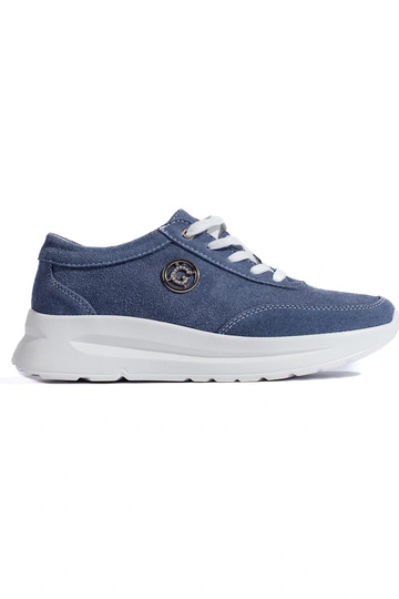 chaussures de sport bleues