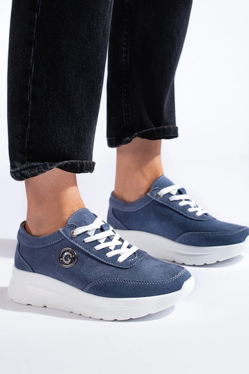 chaussures de sport bleues 2