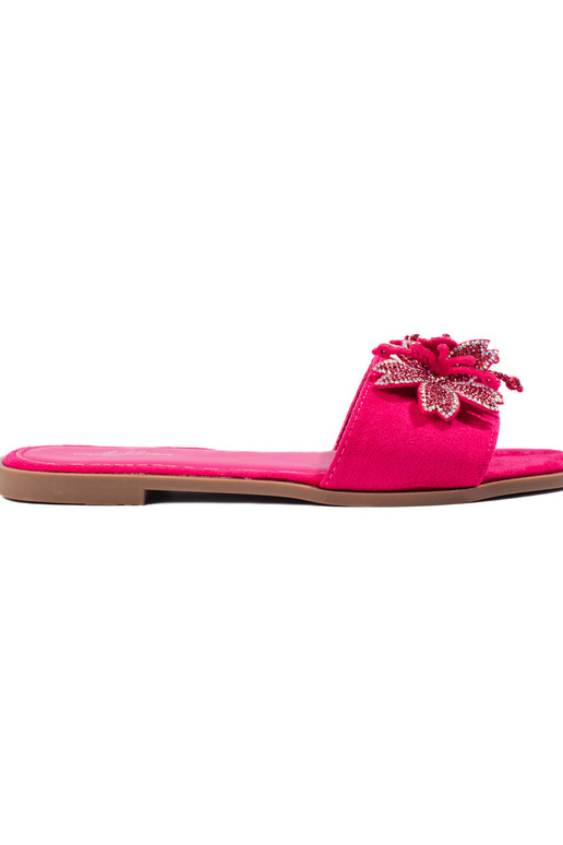 Chaussons rose vif