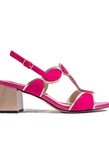 Sandales rose vif