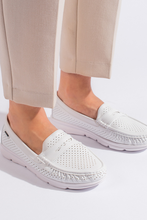mocassins blancs pour femmes