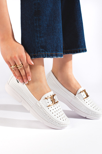 mocassins blancs pour femmes 2