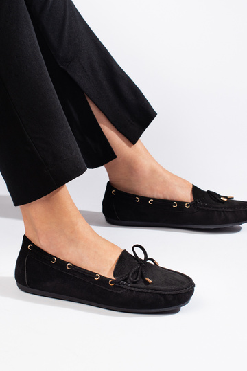 mocassins en daim noir pour... 2