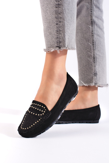 mocassins en daim noir pour... 2