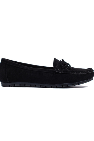 mocassins en daim noir pour...