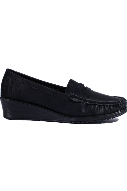 Mocassins pour femmes de couleur noire Mocassins pour femmes de couleur noire