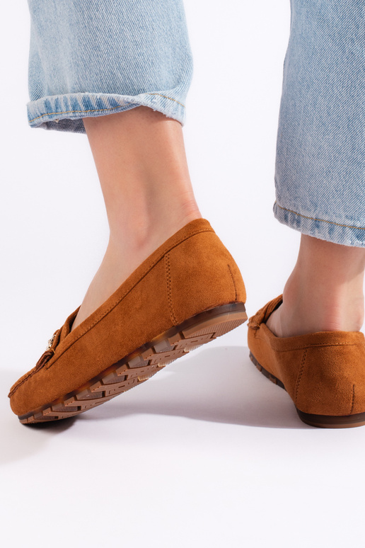 mocassins en daim marron pour femme mocassins en daim marron pour femme