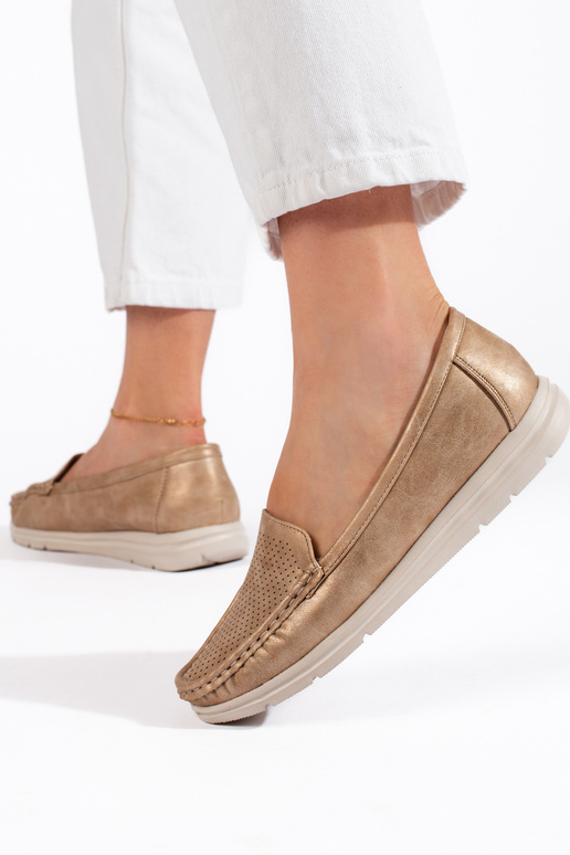 mocassins pour femmes dorés mocassins pour femmes dorés