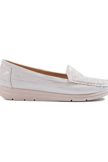 mocassins blancs pour femmes