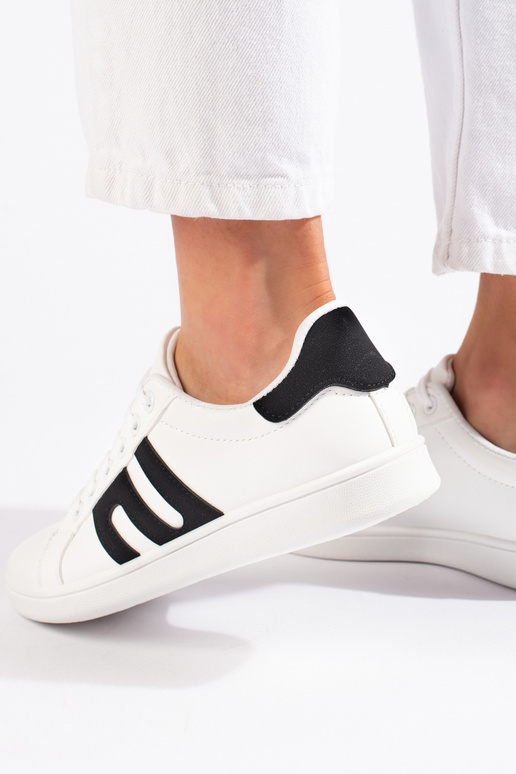 Chaussures femme blanc-noir
