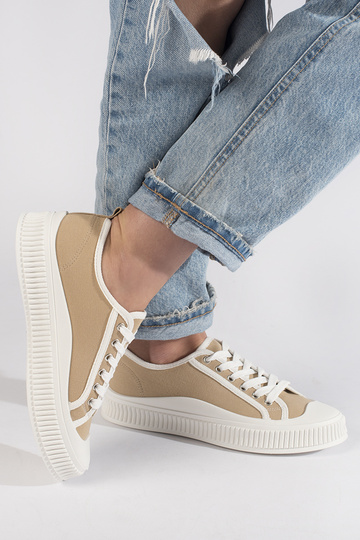 beige Chaussures femme à... 2