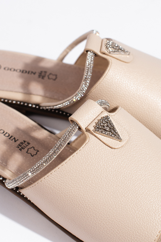 Pantoufles beiges Pantoufles beiges