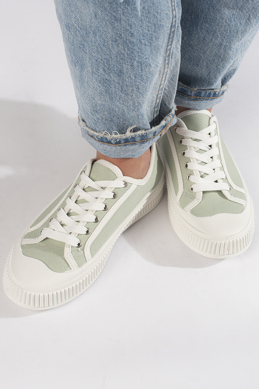 vert clair Chaussures femme à plateforme