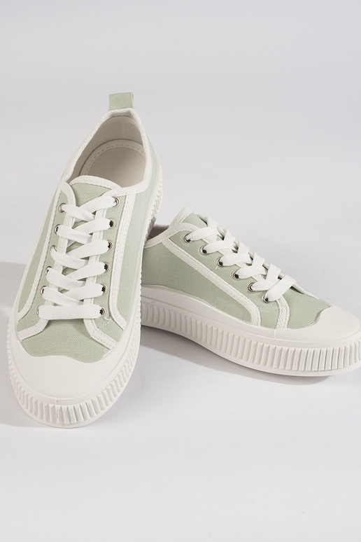 vert clair Chaussures femme à plateforme