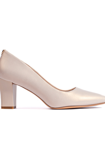 Talons hauts beiges de...