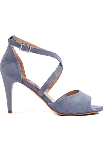 sandales en daim à talon...