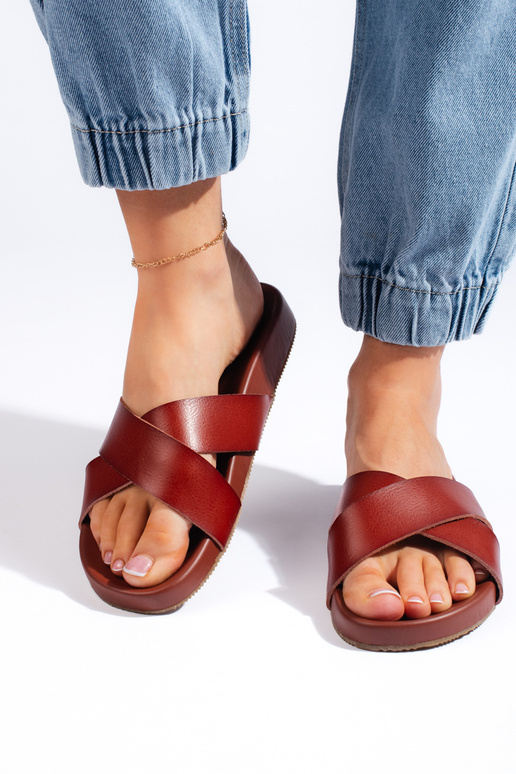 Chaussons marron de Sergio Leone Chaussons marron de Sergio Leone