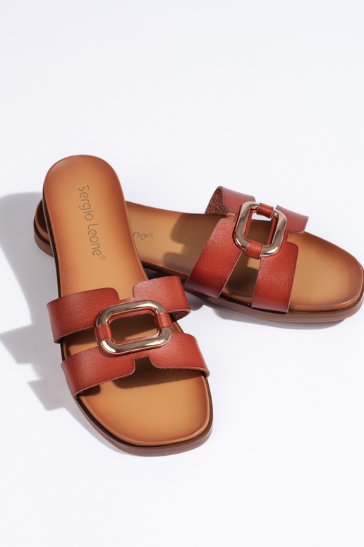 Chaussons marron Sergio Leone