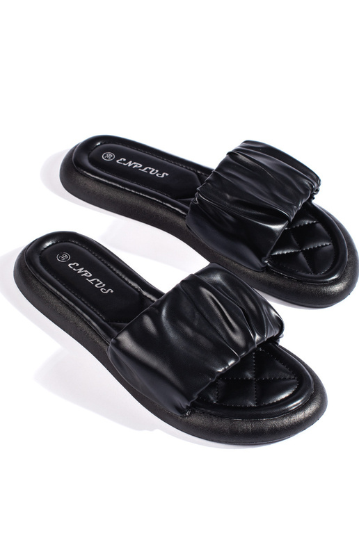 pantoufles noires pantoufles noires