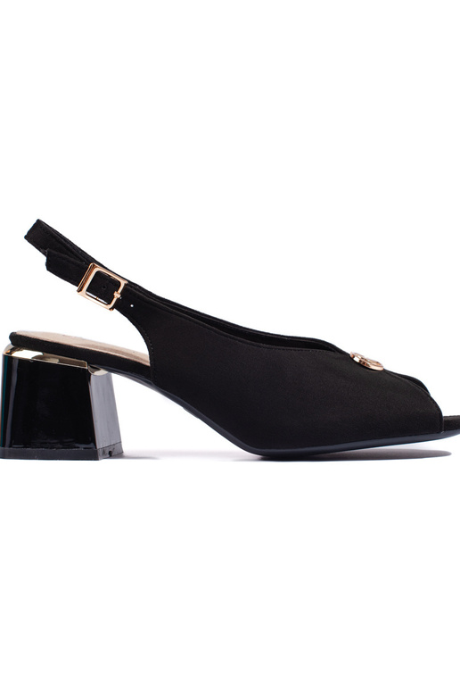 Sandales en daim de style élégant de...