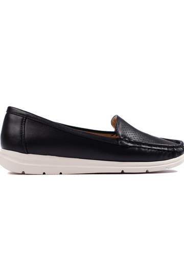 mocassins femme noirs