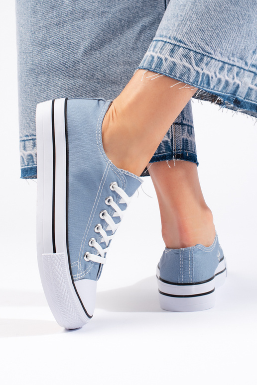 Chaussures femme bleu clair