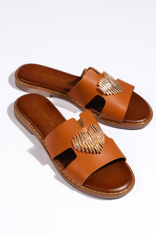 Chaussons marron ze mm