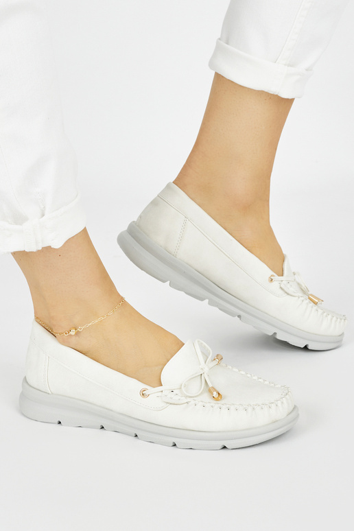 mocassins confortables en cuir...