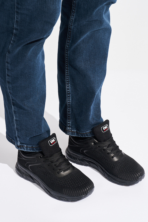 chaussures de sport noires pour hommes