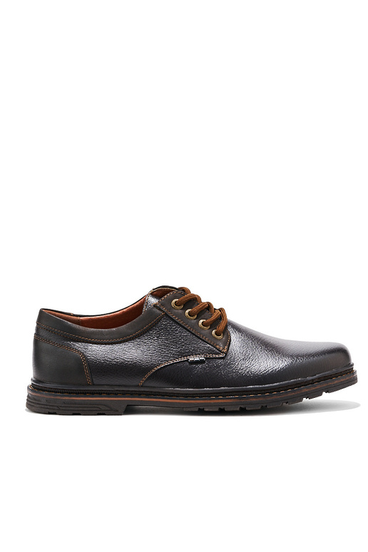 chaussures à lacets marron pour hommes