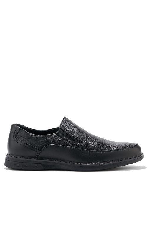 bottines noires pour hommes avec boucle