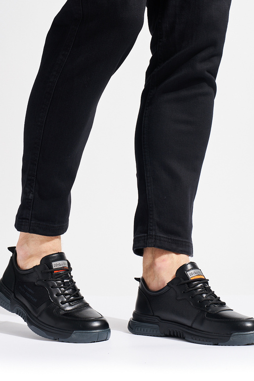 chaussures de sport noires pour hommes