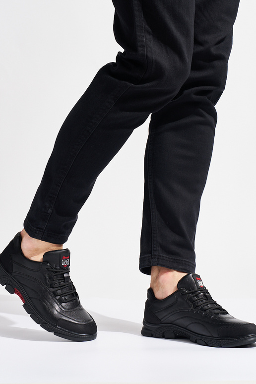 chaussures de sport noires pour hommes